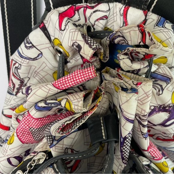 Sydney Love Sport Large Tennis Sport Backpack Racket Holder Pink White Blue - Picture 4 of 14